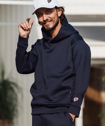 1minute 1second（ワンミニットワンセカンド）の「mpa4003-cardboard knit hoodie with heart patch パーカー(1M26H190)（パーカー）」