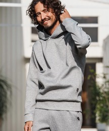 1minute 1second（ワンミニットワンセカンド）の「mpa4003-cardboard knit hoodie with heart patch パーカー(1M26H190)（パーカー）」