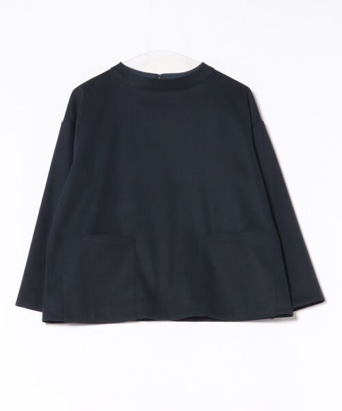 LA MARINE FRANCAISE（マリン フランセーズ）の「スタンドポケットプルオーバー（シャツ/ブラウス・レディース・ネイビー/グリーン/オフホワイト・FREE）」の3枚目の写真