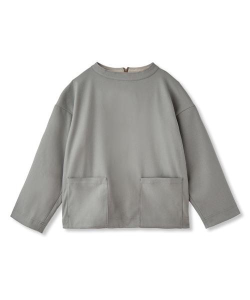 LA MARINE FRANCAISE（マリン フランセーズ）の「スタンドポケットプルオーバー（シャツ/ブラウス・レディース・ネイビー/グリーン/オフホワイト・FREE）」の2枚目の写真