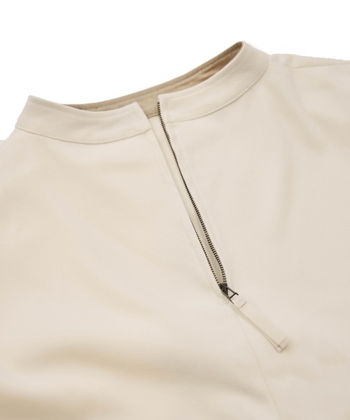 LA MARINE FRANCAISE（マリン フランセーズ）の「スタンドポケットプルオーバー（シャツ/ブラウス・レディース・ネイビー/グリーン/オフホワイト・FREE）」の6枚目の写真