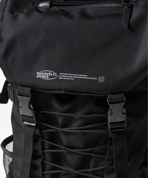 MAKAVELIC(マキャベリック)の「【62】【it】【MAKAVELIC】ACTIVE BACKPACK(バックパック/リュック・メンズ・ブラック・FREE)」の5枚目の写真