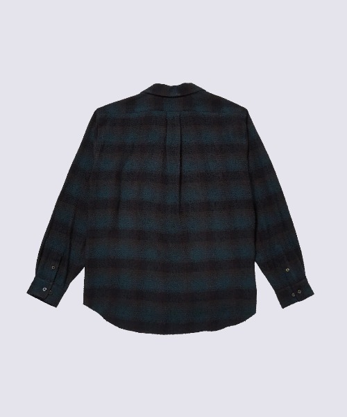 SUGARHILL/シュガーヒル】HAIRLY PLAID OPEN COLLOR SHIRTS（シャツ