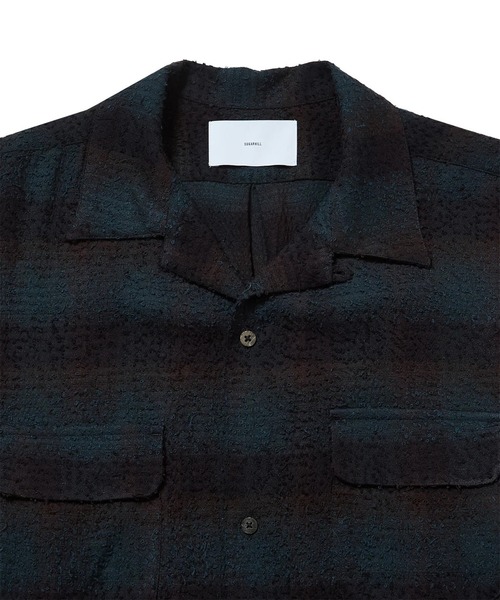 SUGARHILL/シュガーヒル】HAIRLY PLAID OPEN COLLOR SHIRTS【公式通販】