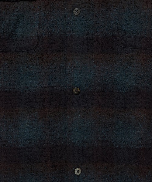 SUGARHILL(シュガーヒル)の「【SUGARHILL/シュガーヒル】HAIRLY PLAID OPEN COLLOR SHIRTS(シャツ/ブラウス・メンズ・ダークグリーン・2/3)」の8枚目の写真
