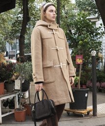 ANOETIC（アノエティック）の「WOOL HOODED DUFFLE COAT_BEIGE（ダッフルコート）」