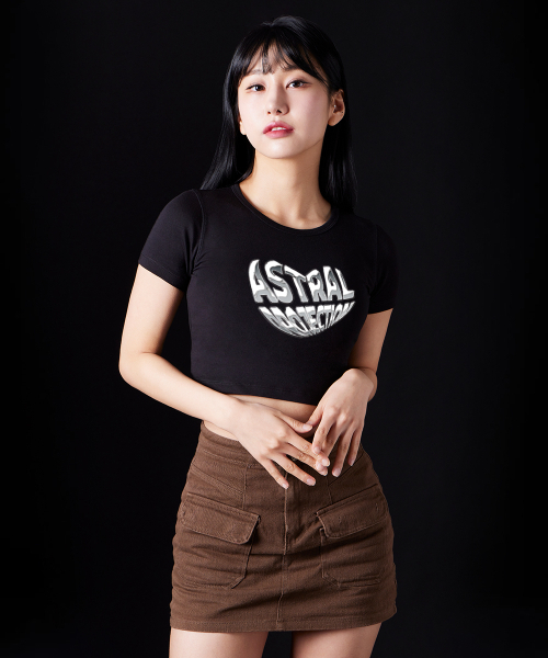 ASTRAL PROJECTION(アストラルプロジェクション)の「クロムハーツ スーピマ スパン クロップTシャツ_ブラック(Tシャツ/カットソー・レディース・その他・LARGE/MEDIUM/SMALL)」の1枚目の写真