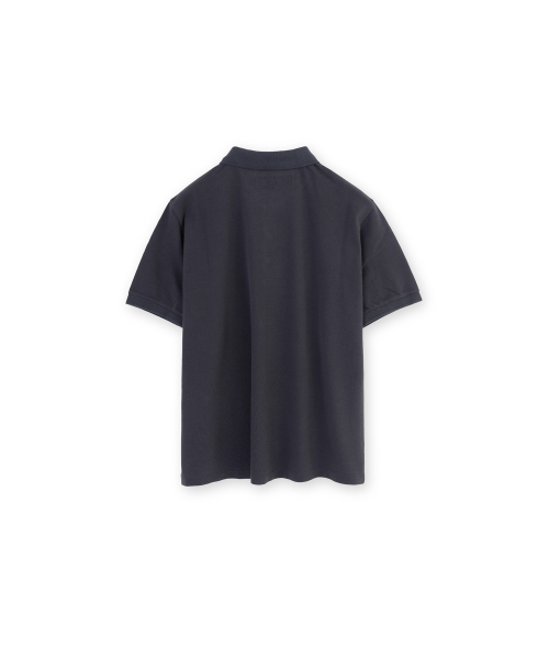 BROWNYARD（ブラウンヤード）の「W ヴィンテージコットンピケシャツ、ダークネイビー（ポロシャツ・レディース・その他・1/2）」の2枚目の写真