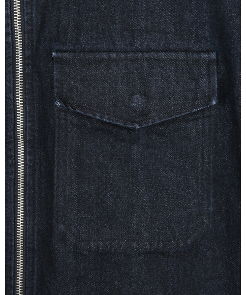 BESLOW（ビースロー）の「CONE MILL MILITARY ZIP-UP DENIM JACKET INDIGO（デニムジャケット・メンズ・その他・SMALL/LARGE/MEDIUM）」の18枚目の写真