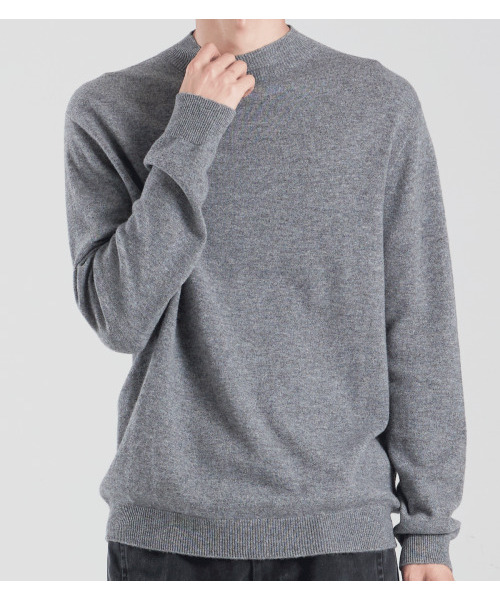 Woolblend Mockneck Knit (Chacol) — тёплый свитер с имитацией воротника