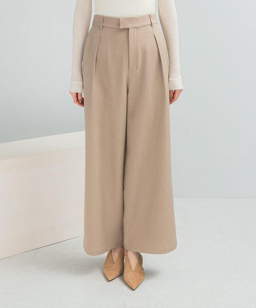 URBAN RESEARCH ROSSO WOMEN(アーバンリサーチ ロッソ)の「『UR TECH』ストレートスラックス(その他パンツ・レディース・ブラック/ベージュ・38/36)」の7枚目の写真