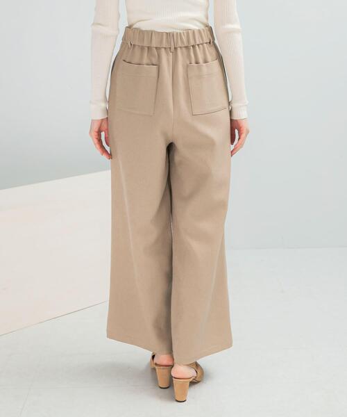 URBAN RESEARCH ROSSO WOMEN(アーバンリサーチ ロッソ)の「『UR TECH』ストレートスラックス(その他パンツ・レディース・ブラック/ベージュ・38/36)」の9枚目の写真