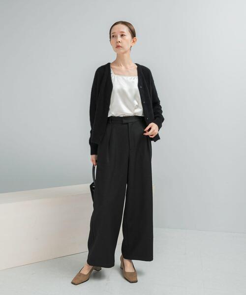 URBAN RESEARCH ROSSO WOMEN(アーバンリサーチ ロッソ)の「『UR TECH』ストレートスラックス(その他パンツ・レディース・ブラック/ベージュ・38/36)」の16枚目の写真
