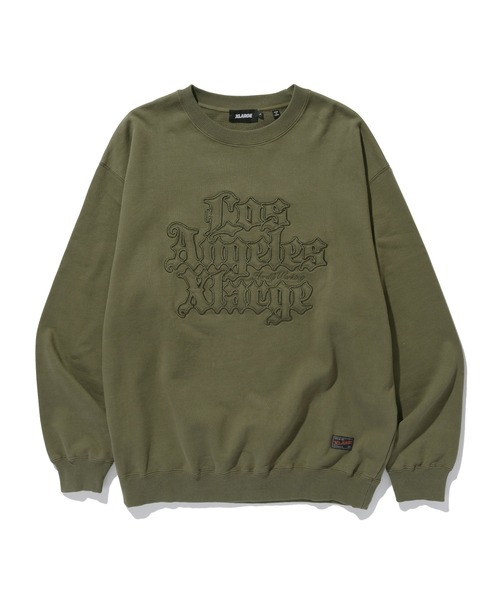 PATCHED OLD ENGLISH CREWNECK SWEATSHIRT（スウェット）｜XLARGE
