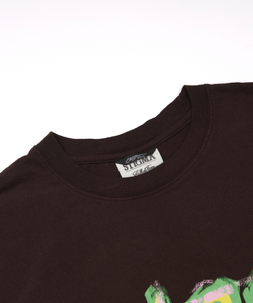 STIGMA（スティグマ）の「Home Vintage-Like Washed Oversized Short Sleeves T-Shirts Brown（Tシャツ/カットソー・メンズ・その他・LARGE/X-LARGE）」の3枚目の写真