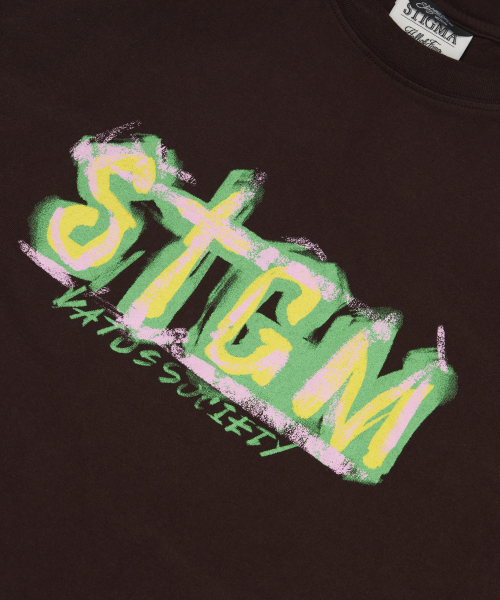 STIGMA（スティグマ）の「Home Vintage-Like Washed Oversized Short Sleeves T-Shirts Brown（Tシャツ/カットソー・メンズ・その他・LARGE/X-LARGE）」の4枚目の写真
