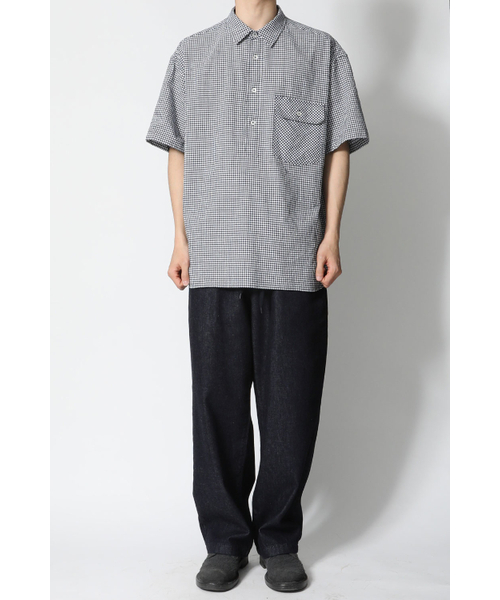 HORLISUN(ホーリーサン)の「Ophir Gingham Check Pullover Shirt Navy(シャツ/ブラウス・レディース・その他・SMALL/MEDIUM/LARGE)」の5枚目の写真