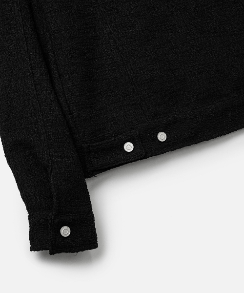 VASTIC(バスティック)の「ステンシルニットトラッカー_ブラック(デニムジャケット・メンズ・その他・MEDIUM/LARGE/X-LARGE)」の7枚目の写真