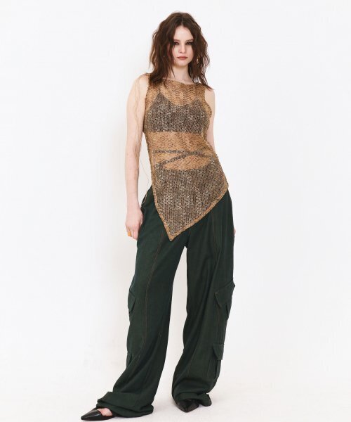 SETSETSET(セットセットセット)の「ヴィンテージムードクロシェトップス(その他トップス・レディース・その他・LARGE/MEDIUM/SMALL)」の2枚目の写真