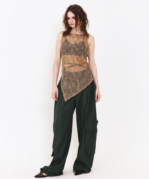 SETSETSET(セットセットセット)の「ヴィンテージムードクロシェトップス(その他トップス・レディース・その他・LARGE/MEDIUM/SMALL)」の3枚目の写真
