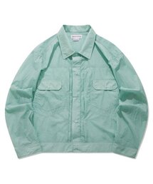 NAMERCLOTHING（ネイマークローディング）の「SHEER LIGHT TRUCKER JACKET SKY BLUE（デニムジャケット）」