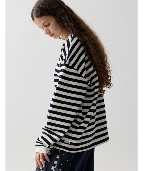 NAMERCLOTHING(ネイマークローディング)の「ORDINARY STRIPE LONGSLEEVE WHITE(Tシャツ/カットソー・レディース・その他・LARGE/X-LARGE/MEDIUM)」の5枚目の写真