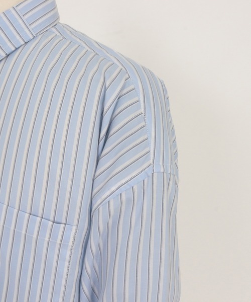 ADAM PATEK(アダムパテック)の「【ADAMPATEK/アダムパテック】James Fabric anarchy shirt アナーキーシャツ(シャツ/ブラウス・メンズ・ブルー・2)」の11枚目の写真