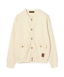 キャバン カーディガン 最終❗️ WEB限定】SHIPS any:〈手洗い可能〉ジャカード バンピー コンパクト