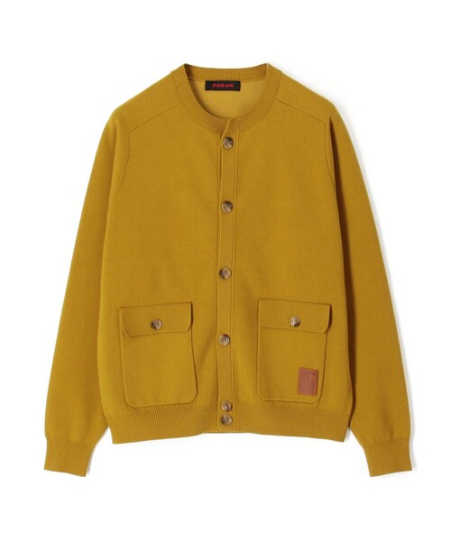 コットンカシミヤ フラップポケットニットブルゾン（カーディガン