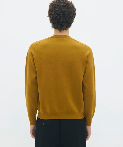 caban（キャバン）の「コットンカシミヤ フラップポケットニットブルゾン（カーディガン/ボレロ・メンズ・ライトベージュ/ブラック/ボルドー/イエロー・L/M/S）」の9枚目の写真