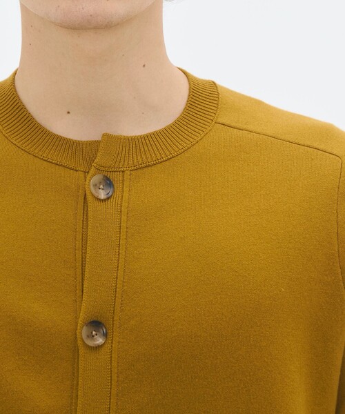 caban（キャバン）の「コットンカシミヤ フラップポケットニットブルゾン（カーディガン/ボレロ・メンズ・ライトベージュ/ブラック/ボルドー/イエロー・L/M/S）」の10枚目の写真