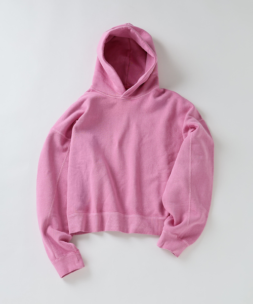 JOURNAL STANDARD relume（ジャーナルスタンダード　レリューム）の「トンプキン裏毛 リバーシブルパーカー（パーカー・メンズ・チャコールグレー/サックスブルー/ピンク/イエロー・MEDIUM/LARGE）」の4枚目の写真