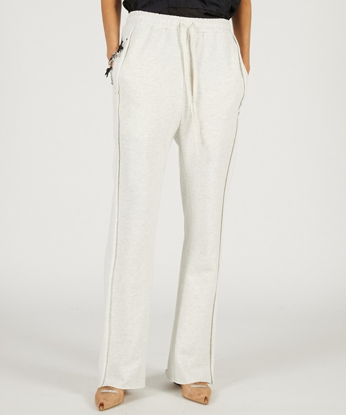 PRANK PROJECT（プランクプロジェクト）の「【2026Spring Pre-Order】スリムスウェットパンツ / Slim Sweat Pants（スウェットパンツ・レディース・ブラック/カーキ/ライトグレー・36/38）」の3枚目の写真