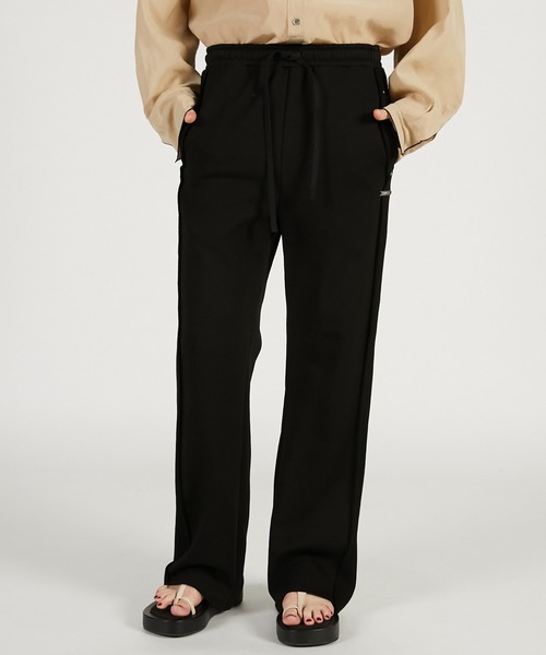 PRANK PROJECT（プランクプロジェクト）の「【2026Spring Pre-Order】スリムスウェットパンツ / Slim Sweat Pants（スウェットパンツ・レディース・ブラック/カーキ/ライトグレー・36/38）」の8枚目の写真