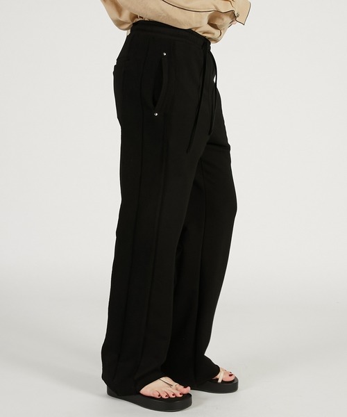 PRANK PROJECT（プランクプロジェクト）の「【2026Spring Pre-Order】スリムスウェットパンツ / Slim Sweat Pants（スウェットパンツ・レディース・ブラック/カーキ/ライトグレー・36/38）」の11枚目の写真