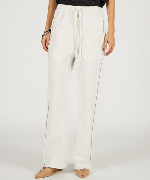 PRANK PROJECT（プランクプロジェクト）の「【2026Spring Pre-Order】スリムスウェットパンツ / Slim Sweat Pants（スウェットパンツ・レディース・ブラック/カーキ/ライトグレー・36/38）」の12枚目の写真