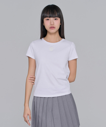 SIMPLE PATCH TEE_White