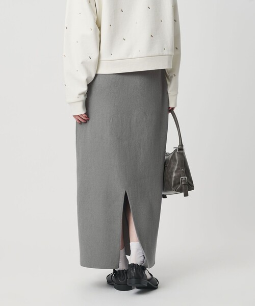 BEAUTY&YOUTH UNITED ARROWS（ビューティーアンドユースユナイテッドアローズ）の「【WEB限定 Wardrobe DAILY MINIMAL】ポリエステルコットン リブニットタイトスカート ウォッシャブル（スカート・レディース・ブラック/ダークブラウン/ダークグレー・M/S）」の20枚目の写真