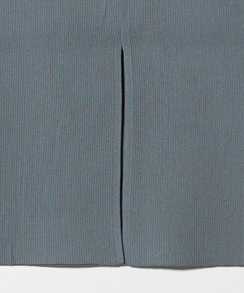 BEAUTY&YOUTH UNITED ARROWS（ビューティーアンドユースユナイテッドアローズ）の「【WEB限定 Wardrobe DAILY MINIMAL】ポリエステルコットン リブニットタイトスカート ウォッシャブル（スカート・レディース・ブラック/ダークブラウン/ダークグレー・M/S）」の6枚目の写真