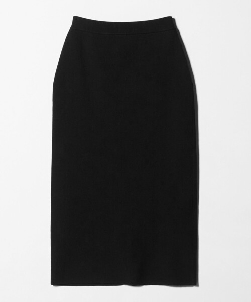 BEAUTY&YOUTH UNITED ARROWS（ビューティーアンドユースユナイテッドアローズ）の「【WEB限定 Wardrobe DAILY MINIMAL】ポリエステルコットン リブニットタイトスカート ウォッシャブル（スカート・レディース・ブラック/ダークブラウン/ダークグレー・M/S）」の8枚目の写真