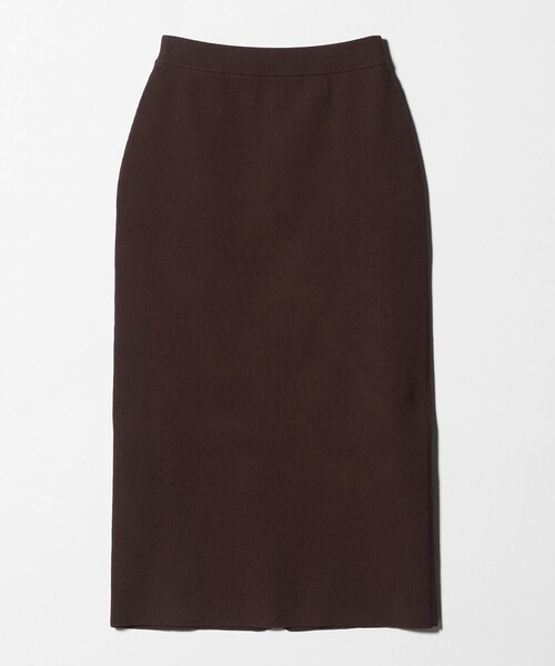 BEAUTY&YOUTH UNITED ARROWS（ビューティーアンドユースユナイテッドアローズ）の「【WEB限定 Wardrobe DAILY MINIMAL】ポリエステルコットン リブニットタイトスカート ウォッシャブル（スカート・レディース・ブラック/ダークブラウン/ダークグレー・M/S）」の13枚目の写真