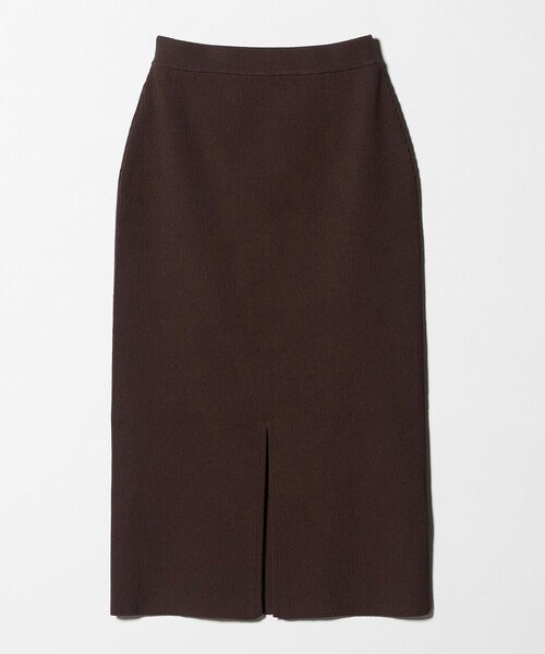 BEAUTY&YOUTH UNITED ARROWS（ビューティーアンドユースユナイテッドアローズ）の「【WEB限定 Wardrobe DAILY MINIMAL】ポリエステルコットン リブニットタイトスカート ウォッシャブル（スカート・レディース・ブラック/ダークブラウン/ダークグレー・M/S）」の14枚目の写真