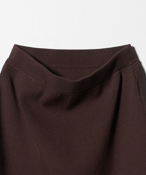 BEAUTY&YOUTH UNITED ARROWS（ビューティーアンドユースユナイテッドアローズ）の「【WEB限定 Wardrobe DAILY MINIMAL】ポリエステルコットン リブニットタイトスカート ウォッシャブル（スカート・レディース・ブラック/ダークブラウン/ダークグレー・M/S）」の16枚目の写真