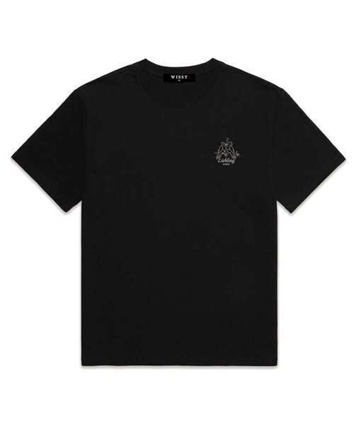 WISSY(ウィッシー)の「Liebling Logo 半袖Tシャツ (WS018) ブラック(Tシャツ/カットソー・レディース・その他・SMALL/MEDIUM/LARGE/X-LARGE/XX-LARGE)」の1枚目の写真