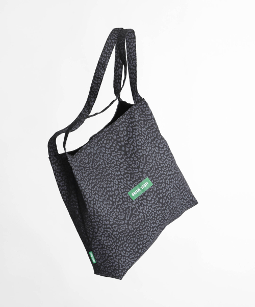 GREEN STUFF（グリーンスタッフ）の「boxy bag 53 - leopard black（エコバッグ/サブバッグ・レディース・その他・FREE）」の8枚目の写真