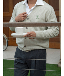 ALLCLASSIC（オールクラシック）の「ALCCA010 Scarf Symbol Cardigan_ivory（カーディガン/ボレロ）」