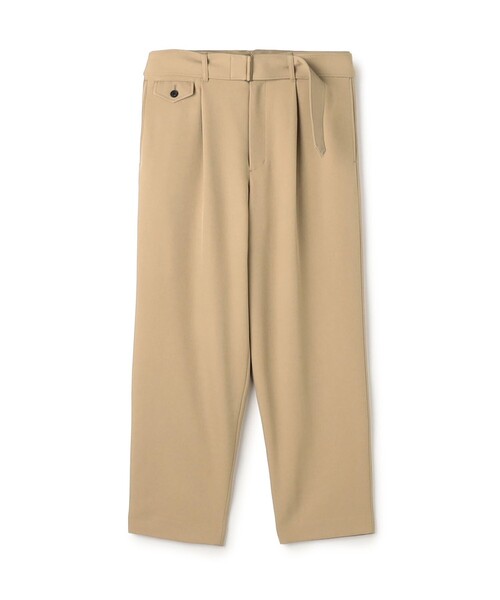 caban（キャバン）の「ウールギャバジン ベルテッドパンツ（その他パンツ・メンズ・ブラック/ダークブラウン/ベージュ/ネイビー・L/M）」の3枚目の写真