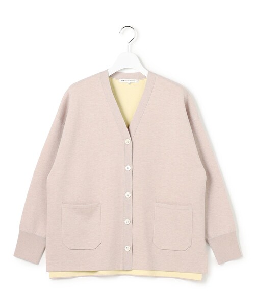 23区(ニジュウサンク)の「バイカラーダブルフェイス ニット カーディガン(カーディガン/ボレロ・レディース・ベージュ系/ネイビー系・38)」の7枚目の写真
