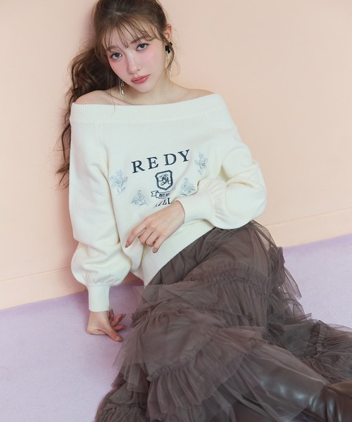 REDYAZEL(レディアゼル)の「ギャザーチュールティアードロングスカート(スカート・レディース・オフホワイト/ブラウン/ブラック・FREE)」の5枚目の写真