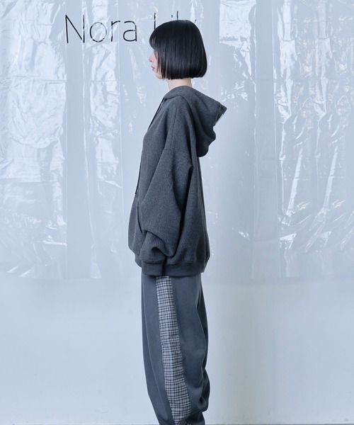 Nora Lily（ノラリリー）の「【Nora Lily】Switching Wide Leg Barrel Pants（スラックス・メンズ・ベージュ/グレー/ブラック・FREE）」の18枚目の写真